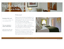 Tablet Screenshot of ivy-house-farm.com